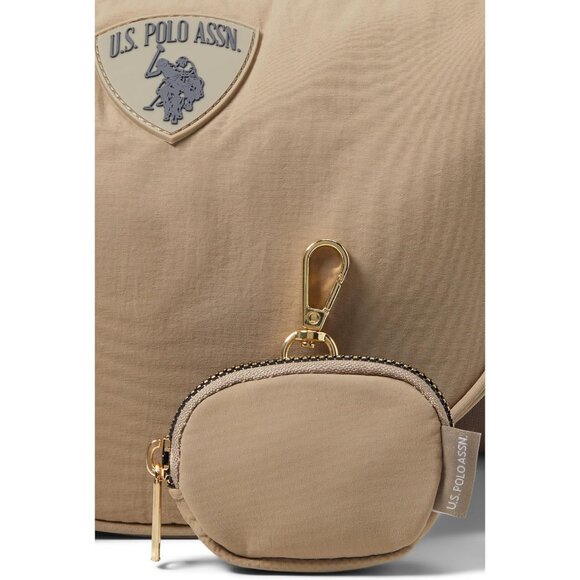 Nylon Crossbody Bag Womens Lightweight Adjustable Zipper Airpod Case Included - Picture 4 of 4